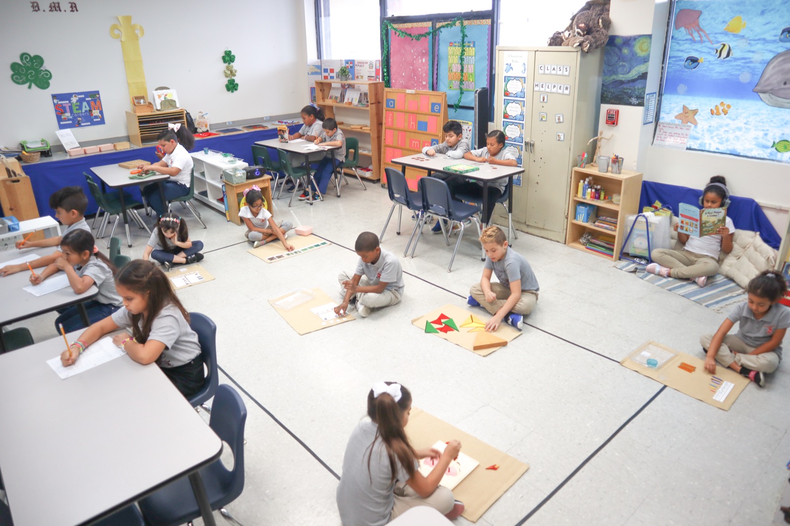 The Primary classroom at work